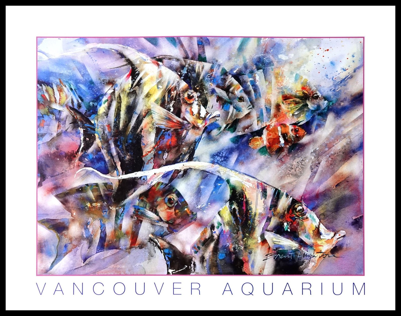 CAP CEP 9827 Vanc'ver Aquarium Poster